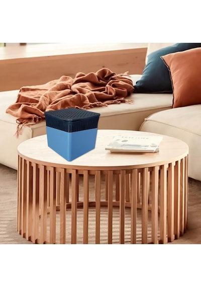 Mavi, Şeftali Kare - Nem Alıcı Rutubet Giderici Aparat + Tablet 500 Gram Diğer
