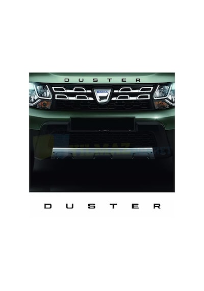Dacia Duster Yazı Kaput Oto Sticker Yapıştırma Çıkartma Etiket 58 x 2 CM