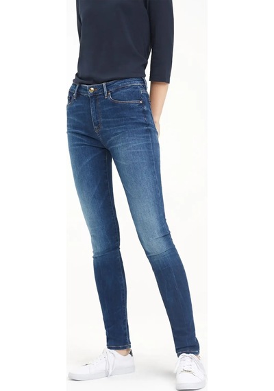 Tommy Hilfiger Herıtage Como Skınny Kadın Mavi Kot Pantolon