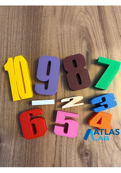 Sayı Blokları - Montessori Toplama Blokları - Eğitici Oyuncak