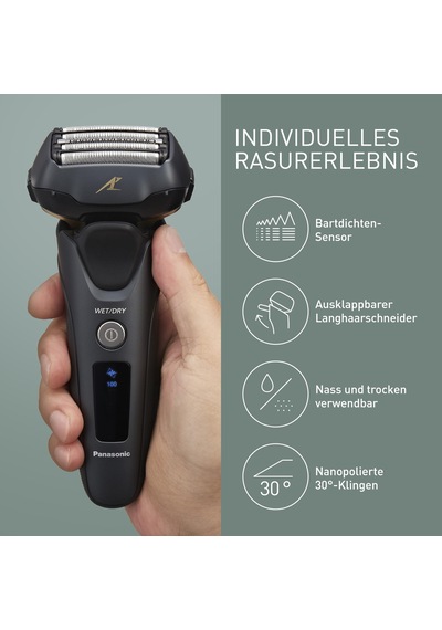 Panasonic Series 800 Es-lv97 Islak/kuru Tıraş Makinesi, Doğrusal Motorlu 5 Katlı Tıraş Başlığı, Temizleme Ve Şarj İstasyonu Dahil, Siyah Panasonic Series 800 Es-lv97 Islak/kuru Tıraş Makinesi, Doğrusal Motorlu 5 Katlı Tıraş Başlığı, Temizleme Ve Şarj İstasyonu Dahil, Siyah