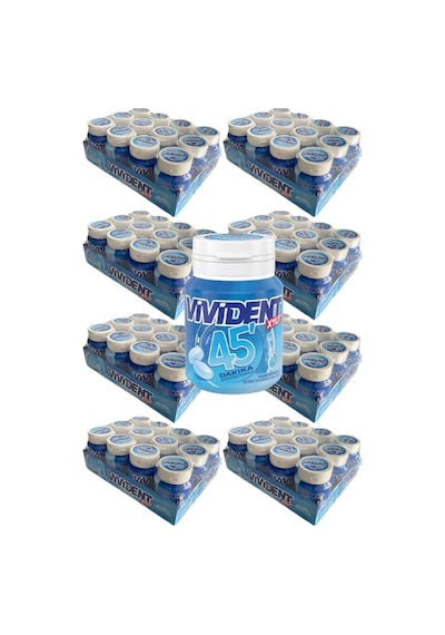 Vivident Xylıt 45 Dakika Nane Aromalı Şekersiz Tatlandırıcılı Draje Sakız 67 Gr X 12 Adet X 8 Adet-341