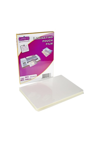 Lamiess A-3 150 Mıc.Polyester Laminasyon Filmi 100'Lü