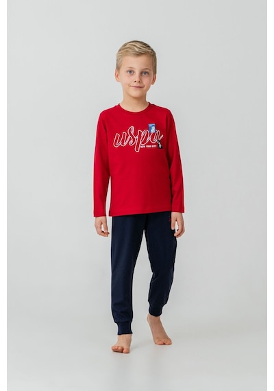 U.S. Polo Assn. Erkek Çocuk Pijama Takımı Baskılı Kırmızı Uzun Kol Pijama Takımı Us2635-c-v1 Us2635-c-v1 U.S. Polo Assn. Erkek Çocuk Pijama Takımı Baskılı Kırmızı Uzun Kol Pijama Takımı Us2635-c-v1 Us2635-c-v1