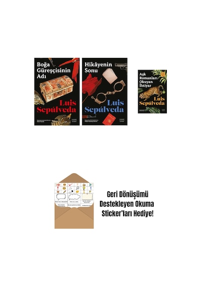 Boğa Güreşçisinin Adı + Hikâyenin Sonu + Aşk Romanları Okuyan İhtiyar + Okuma Sticker'ları