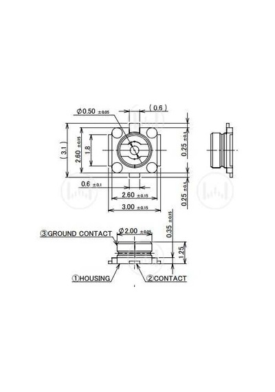 Antenna Home Ahcg.204 Ipx G1 Smd Rf Konnektör