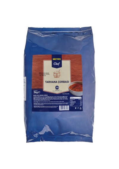 Metro Chef Toz Tarhana Çorbası 3 Kg - Pratik Ve Lezzetli Tarı
