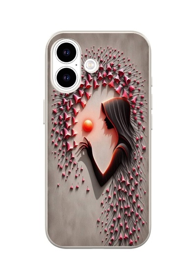 Arvencase Apple iPhone Uyumlu 17 Uyumlu Hd Kalite Orta Sertlikte Baskılı Desenli Silikon Renk49 Renk49