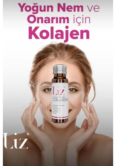 Liz Marine Collagen 10 Shot X 50 Ml Cilt, Saç Ve Tırnak Sağlığı Için Hidrolize Deniz Kolajeni
