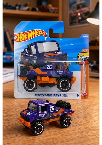 Hot Wheels Mercedes-benz Unimog 1300l - Özel Seri Metal Oyuncak Araba Çok Renkli