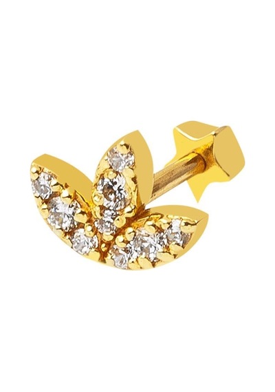 Bilezikci  14 Ayar Altın Tragus Piercing Küpe Kphsy14k22505 Sarı