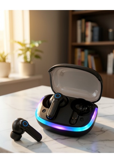 Enc Mikrofonlu Bluetooth 5.4 Kablosuz Kulaklık 40ms Düşük Gecikmeli Tws Kulaklık Belirtilmemiş