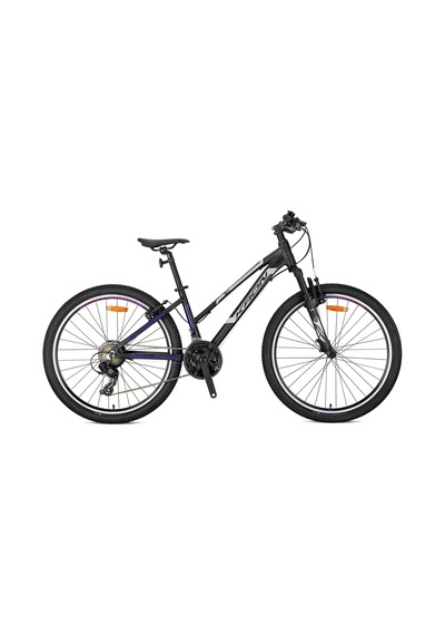 Kron Xc 75 26 Jant Mtb Lady - 14' - 21 Vites - V.brake - Mat Siyah/bej-mor- Çok Renkli