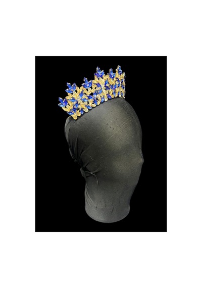 Golden Night Crown-gelin,kına,nişan,söz,after,bride,party Taç Mavi - 889679471 Mavi