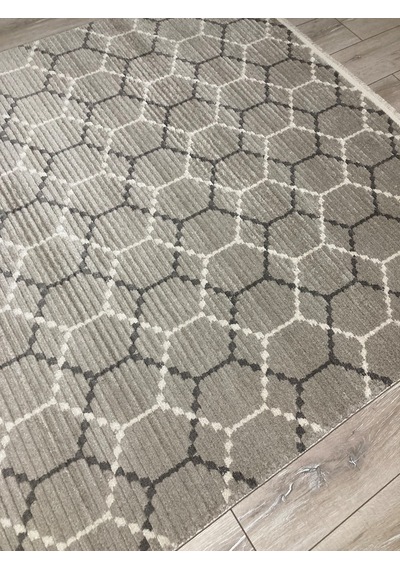 Dinarsu Nero Soft Iplik+etnik Desen+160x230+12 Mm+çok Yu