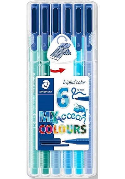 STAEDTLER KEÇELİ KALEM 6LI OKYANUS 323 SB6CS5