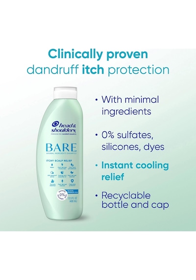 Head & Shoulders Bare Kaşıntı Karşıtı Kepek Şampuanı 400ml Tüm Saçlar