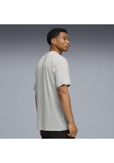 Puma 526568-04 M Graphics Traın Logo Rlxd Tee Tişört Erkek T-shirt Gri