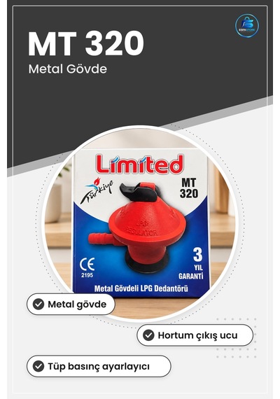 Metal Gövdeli Lpg Dedantörü Regülatörü Tüp Basınç Ayarlayıcı Otom