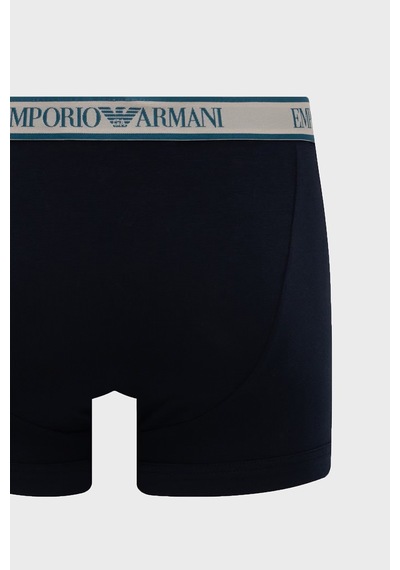 Emporio Armani Logolu 3 Pack Boxer Erkek Boxer Em000259 Af25019 Mb676 Lacivert-petrol-lacivert
