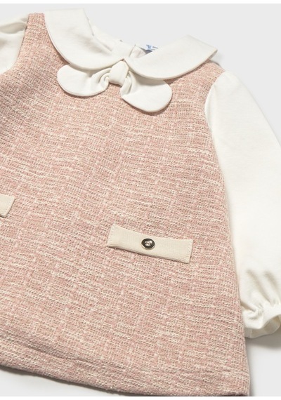 Mayoral Pembe Kız Bebek Elbise 2948