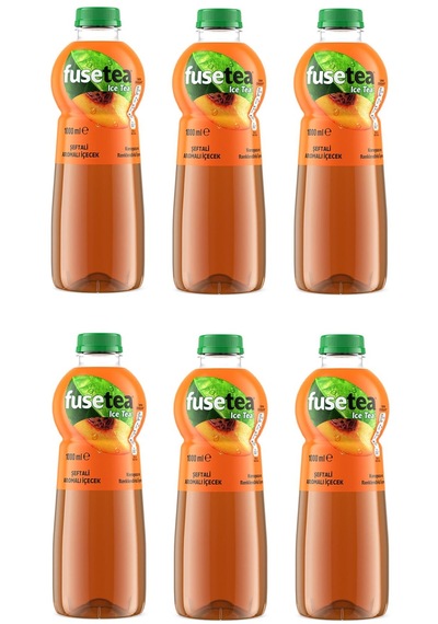 Fuse Tea Şeftali Aromalı Soğuk Çay 1 Lt X 6 Adet