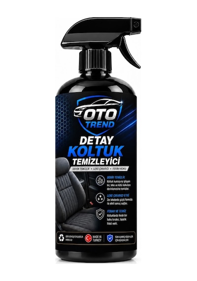 Oto Trend Detay Koltuk Temizleyici 400 Ml Araç İçi Kumaş Ve Döşeme Temizleyici, Güçlü Leke Çözücü 0