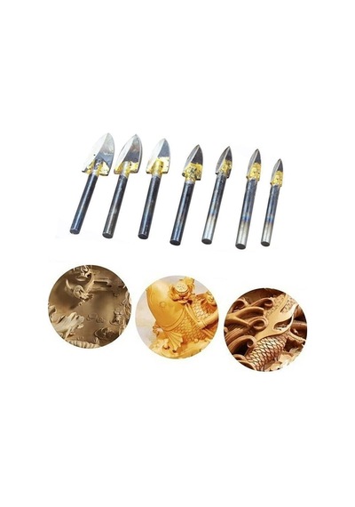Rox Wood Gravür Ahşap Oyma Seti 6 Mm Sap 7 Parça