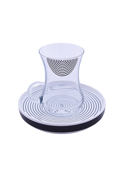 Decorium M02051 Monochrome Çay Takımı Kulplu 12 Parça