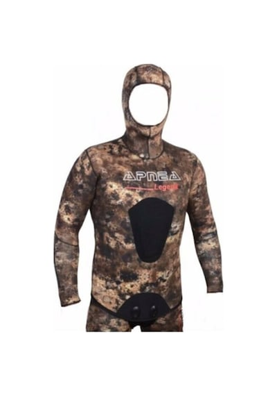 Apnea 5mm Legend Troox Camou 3D Elbise - XXL Siyah
