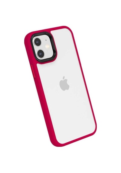 Apple Uyumlu iPhone 12 Kılıf Zore Cann Kapak Kırmızı
