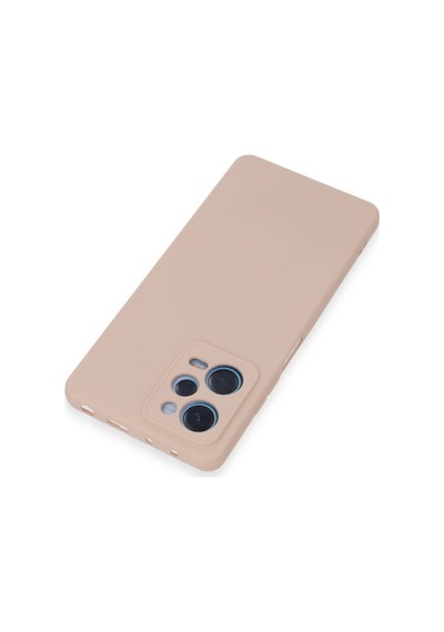 Xiaomi Redmi Note 12 Pro 5g Kılıf Nano İçi Kadife Silikon - Pudra -