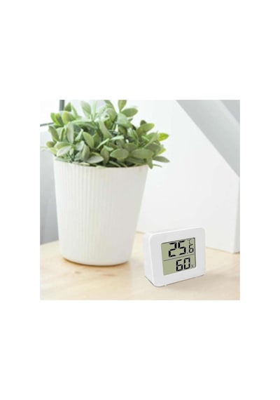 Alkatronik 45mm Mini Nem Sıcaklık Ölçer Hava Durumu Isı Gösterge Dijital Ekran Termometre Ev Od