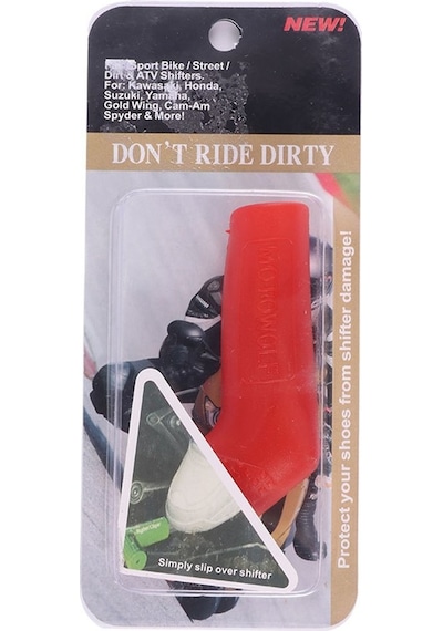 Motosiklet Vites Çorabı Vites Pedal Çorap - Kırmızı