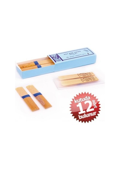 Mavi Kuşak Klarnet Kamış No: 1  12' Li Paket