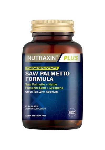 Nutraxin Saw Palmetto Formula 60 Tablet 8'li Paket