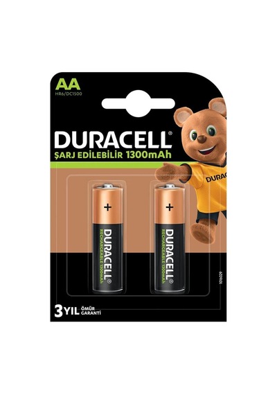 1.2v 1300mah Aa Şarj Edilebilir Kalem Pil 2'li Paket