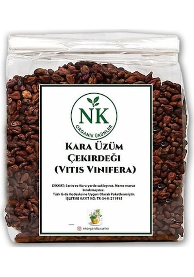 Kara Üzüm Çekirdeği Vitis Vinifera 1kg