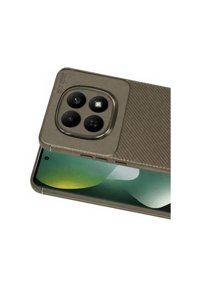 Newface Xiaomi Redmi Note 15 Pro Plus 5g Auto Focus Karbon Kapak - Kahverengi