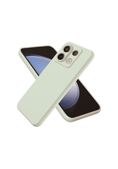 Redmi Note 13 Pro 5G Kamera Korumalı Esnek Silikon Kılıf - Pastel Renk Tonu - Ultra Koruma-Beyaz