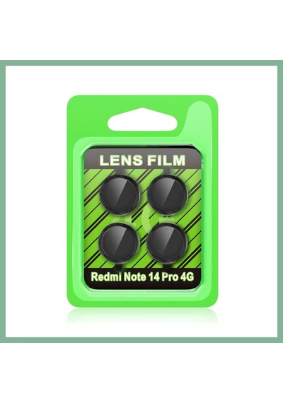 Bşkvirgo Redmi Note 14 Pro 4g Uyumlu Raze Metal Kamera Lens - Siyah Bsk2026