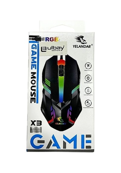 Rgb Kutulu Oyuncu Mouse Belirtilmemis
