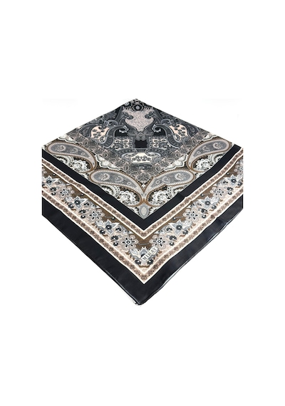 Miray Nevada Büyük Boy Organik Pamuk Eşarp - 120 X 120 - 06452 Krem