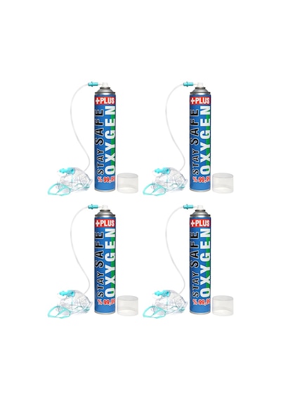Stay Safe Oksijen Plus Oksijen Tüpü 4 x 165 G