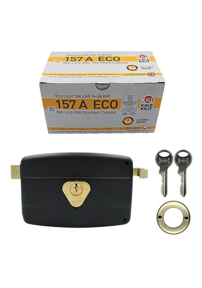 157a Eco Silindirli Tirajlı Kilit/70mm/2 Anahtarlı/karşılıksız -