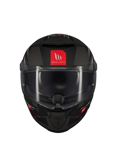 Mt Helmets Thunder 4 Sv Luminence D1 Motosiket Kaskı Mat Gri - Siyah