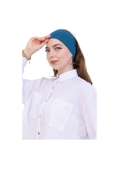 Modish Group Kadın Tesettür Bandana Penye Kaymaz Hazır Şal Eşarp Altı Bone Rahat Kullanım Turkuaz