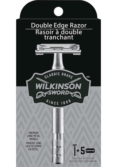 Wilkinson Sword Erkekler İçin Çift Kenarlı Jilet 5 Çift Kenarlı Jilet Yedeği