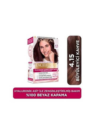 L'oreal Paris L'oreal Paris Excellence Creme 4.15 Büyüleyici Kahve Saç Boyası