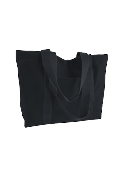 Tuttobene Trendy Tote Omuz Çantası Çıtçıtlı Çok Gözlü Günlük Kullanım Tb023 Siyah